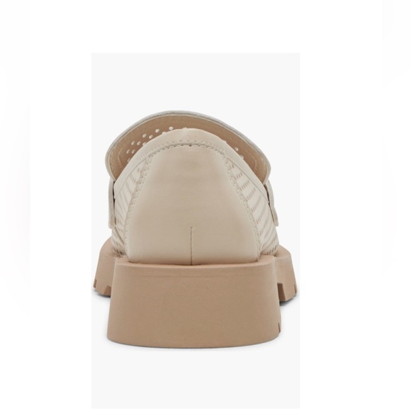 Dolce Vita Ersula Perforated Lug Sole Loafers Ivory 7 NIB - Picture 7 of 7